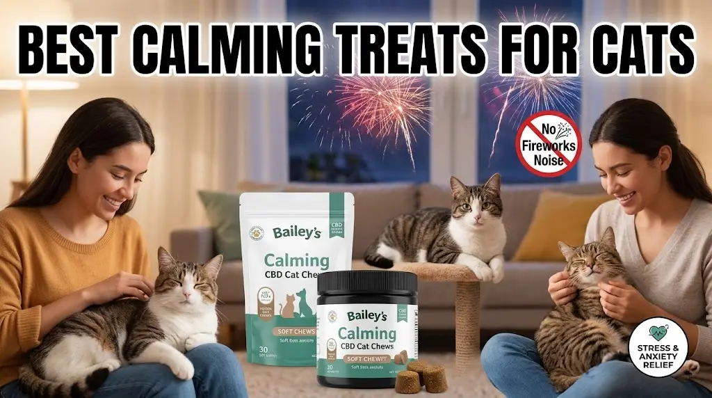 cat calming chews for function fire works anxiety