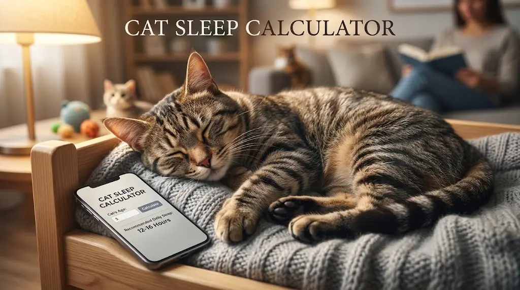 cat sleep calculator to maintain cat calming at home