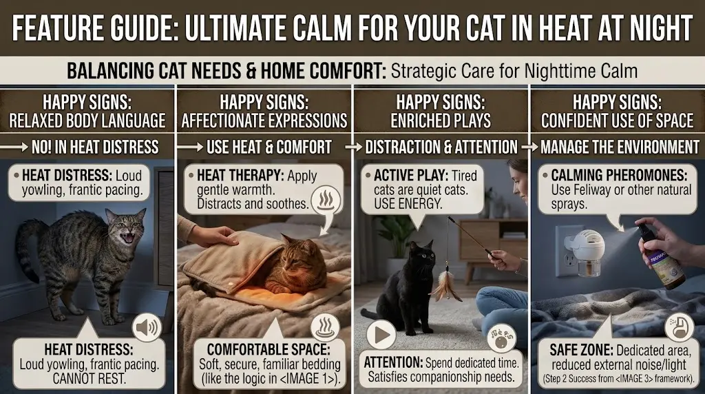 how to calm a cat in heat