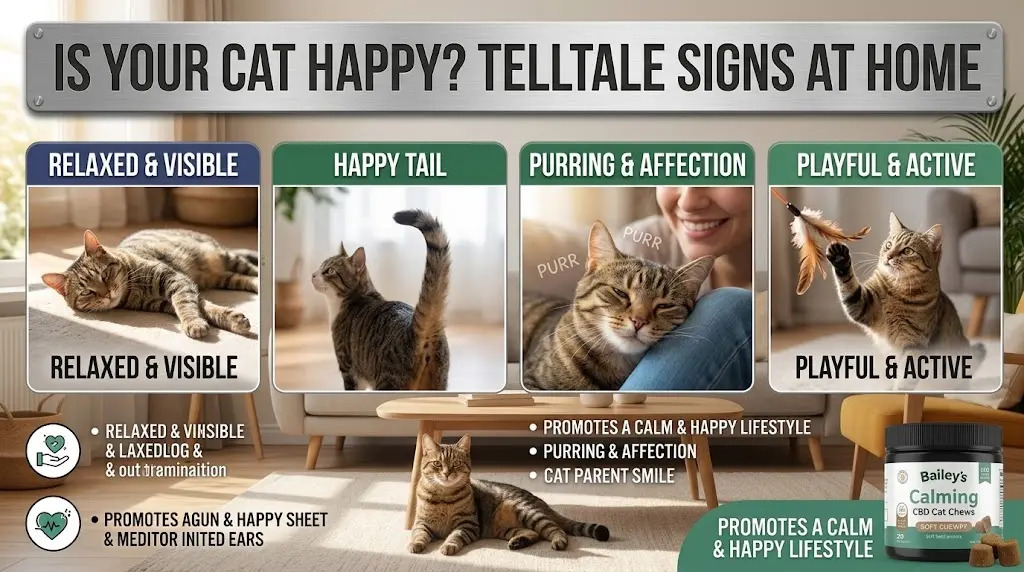 signs of a happy cat at home must know for cat parents US
