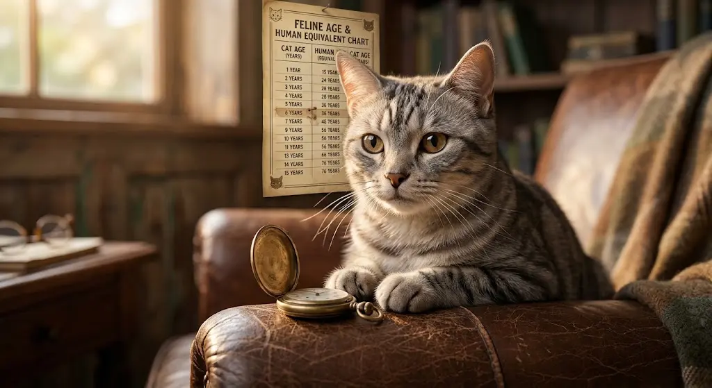 how to calculate cat age in human years for cat parents