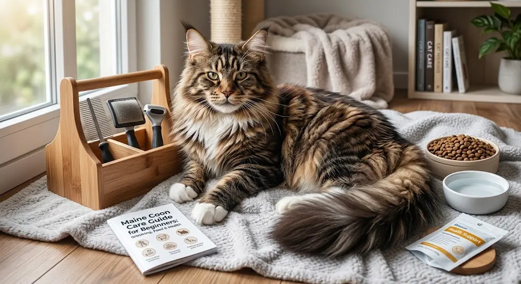 maine coon care guide for beginners for US cat parents